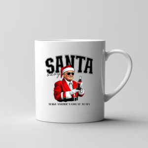 Trump Santa Christmas Mug , Humorous Trump Christmas 3