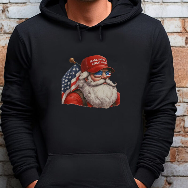 Trump Santa Make America Great Again Sweatshirt , T-shirt , Hoodie , Long Sleeve T-shirt , Trump MAGA