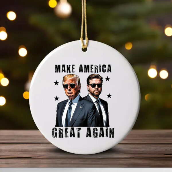 Trump Vance 2024 Presidential Ornament1