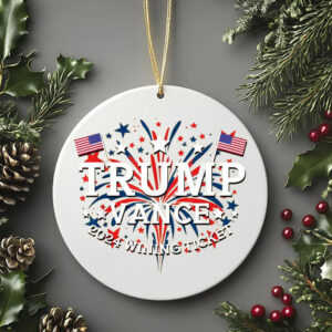 Trump Vance 2024 Winning Ticket Ornament