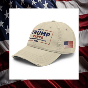 Trump-Vance Make America Great Again Distressed Dad Hat usa3