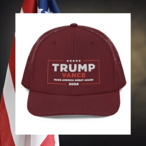 Trump-Vance Make America Great Again Snapback Trucker Cap