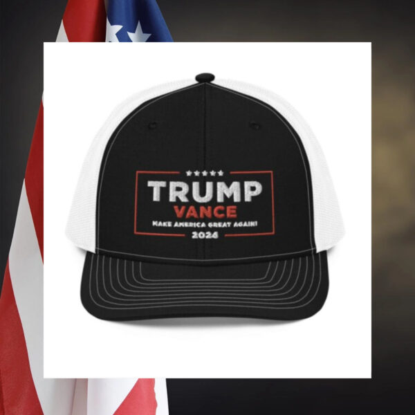 Trump-Vance Make America Great Again Snapback Trucker Cap2