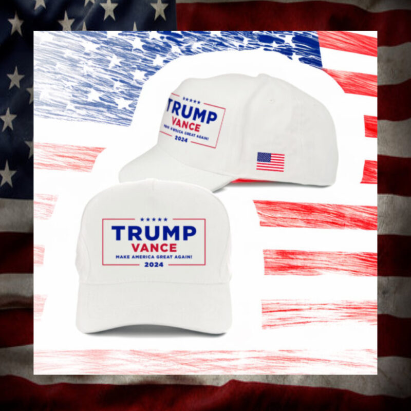 Trump-Vance Make America Great Again White Hat3