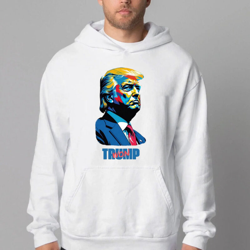 Trump Won 2024, Republican Sweatshirt , T-shirt , Hoodie , Long Sleeve T-shirt , Trump 47th President, Make America Great Again2