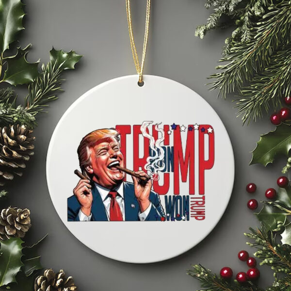 Trump Won Again , After Election Ornament , Trump 2024