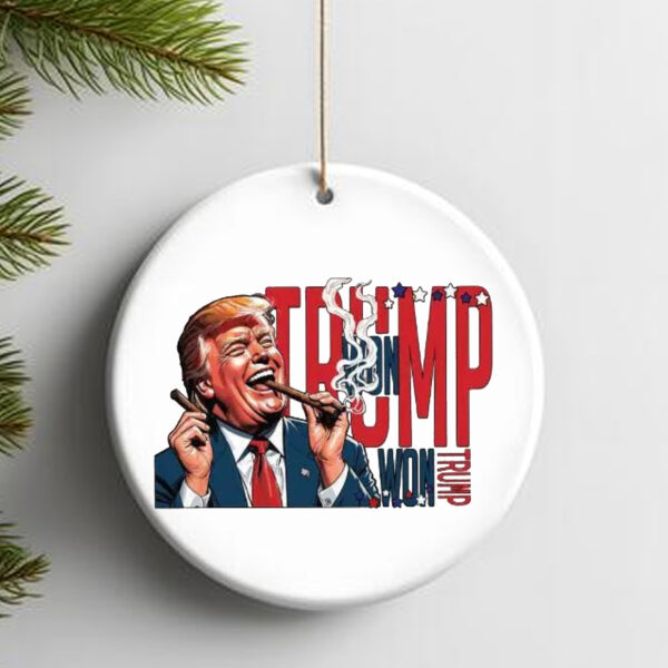 Trump Won Again , After Election Ornament , Trump 20242