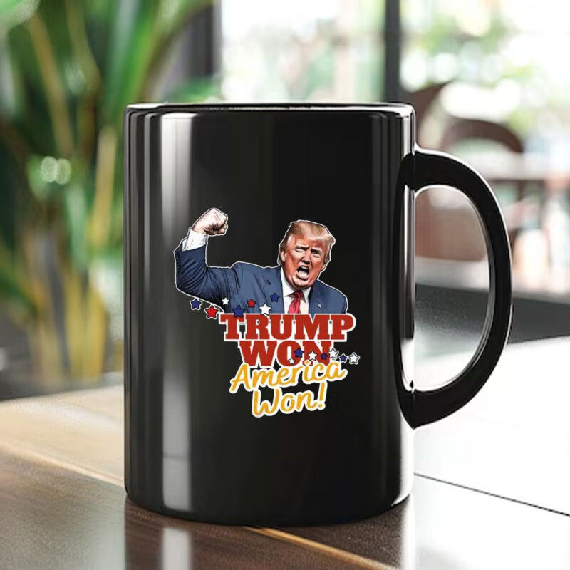 Trump Won Again Mug , Trump Election ,Trump 2024 Republican1