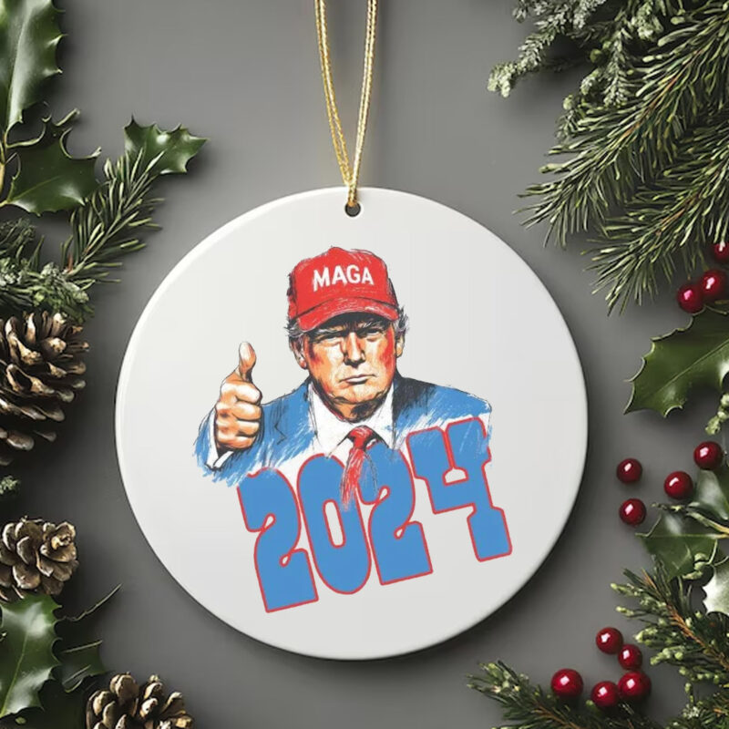 Trump for President , Christmas Trump Ornament