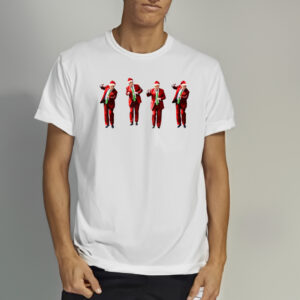 Christmas Santa Trump Shirts, Trump Dance Christmas Shirt1