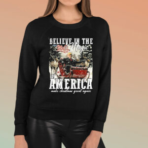 Christmas Trump Shirt, Believe Magic America Trump T-Shirts