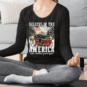 Christmas Trump Shirt, Believe Magic America Trump T-Shirts2