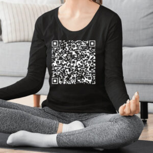 Fuck Off with Custom QR code T-Shirt2