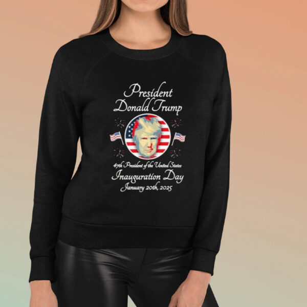 President Trump Inauguration Day 2025 Memorabilia Premium T-Shirts