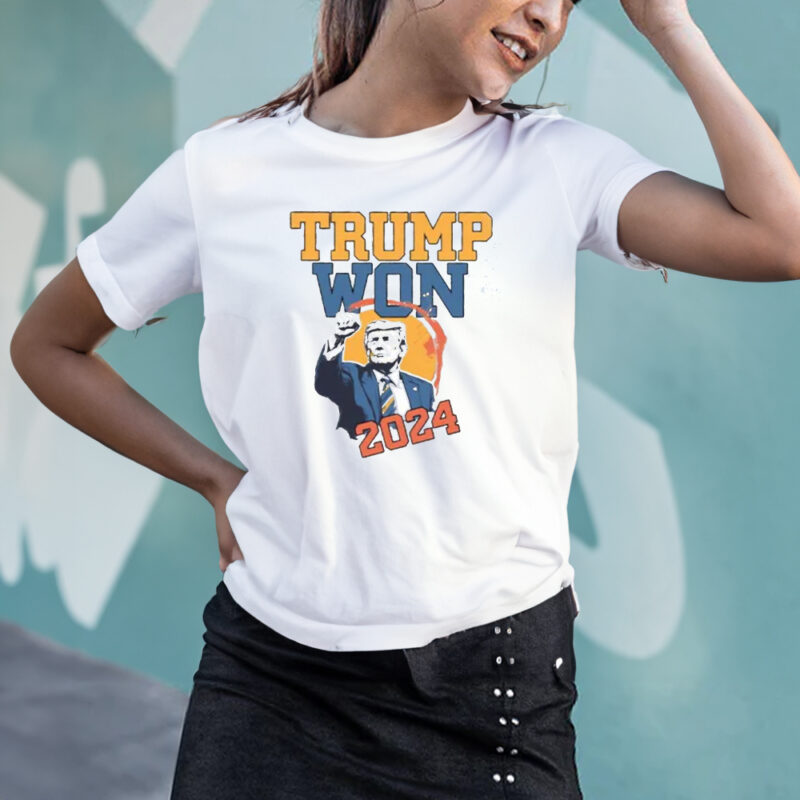 Trump Won Again Shirts, Trump president Shirt2