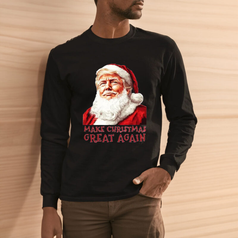 Trump president Shirt, Santa Make America Great Again T-Shirt3